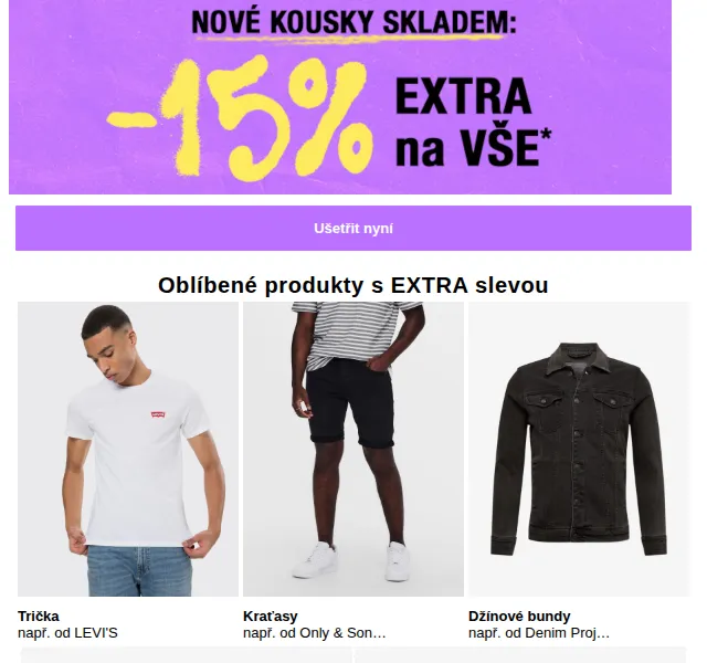 ABOUT YOU: -15 % EXTRA na vše – červenec 2026 | Nuslet.cz
