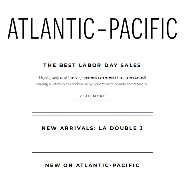 ATLANTIC-PACIFIC: Labor Day slevy – červenec 2026 | Nuslet.cz