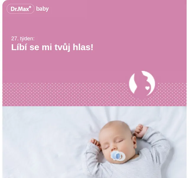 Dr.Max: Těhotenský newsletter 27. týden – červen 2026 | Nuslet.cz