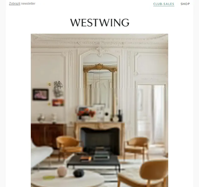 Westwing: francouzský duplex, tenniscore a spánek – červenec 2026 | Nuslet.cz