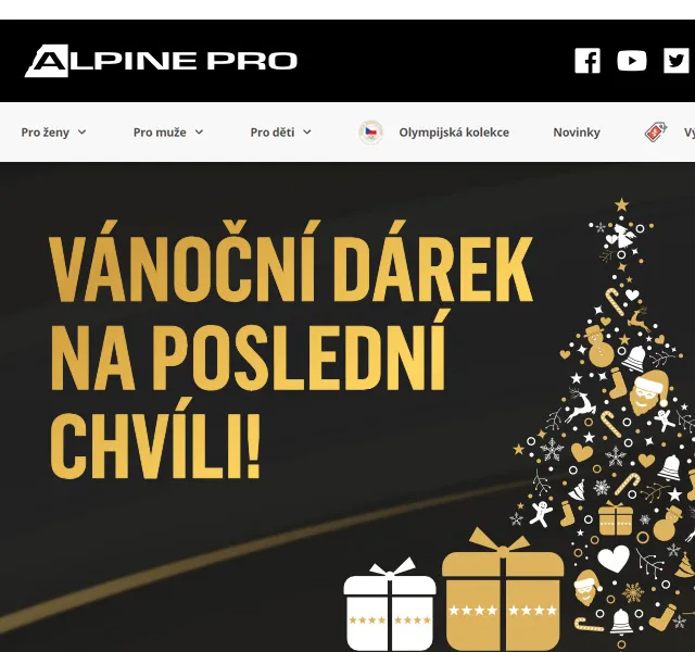 ALPINE PRO: Vánoční dárky na poslední chvíli – červen 2026 | Nuslet.cz