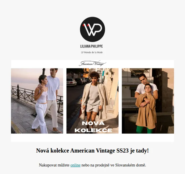 Liliana Philippe: Nová kolekce American Vintage – červen 2026 | Nuslet.cz