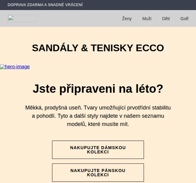 ECCO: letní sandály a tenisky – červenec 2026 | Nuslet.cz