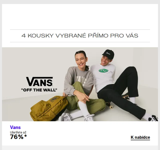 Lounge by Zalando: Vans, G-Star & Salomon — až 85 % | duben 2026