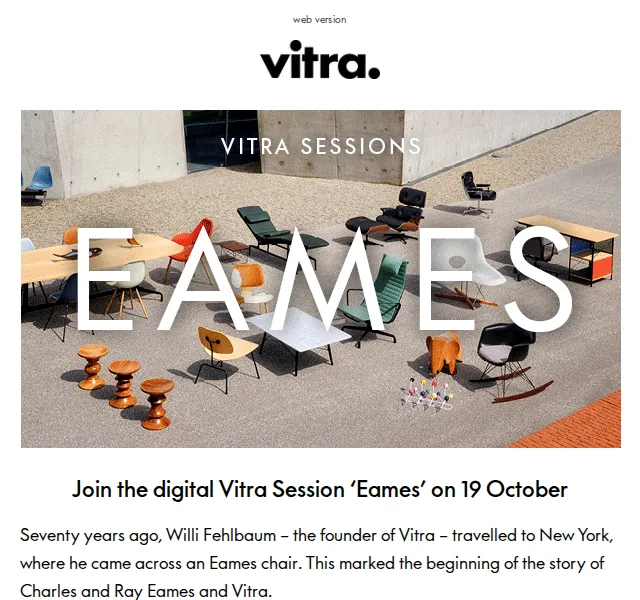 Vitra: Eames Session & výstava – červenec 2026 | Nuslet.cz