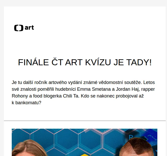 Web ČT art: Finále ČT art kvízu – červenec 2026 | Nuslet.cz