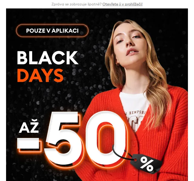 Sinsay: BLACK DAYS až -50 % – červenec 2026 | Nuslet.cz