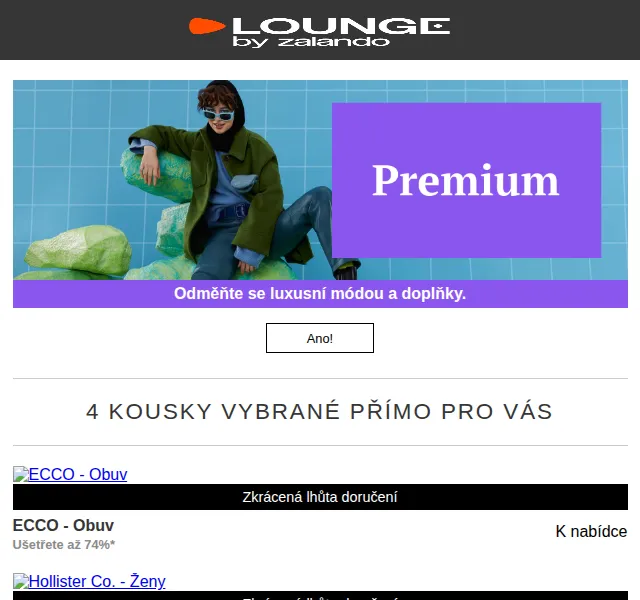 Lounge by Zalando: ECCO, Hollister Co. a TWINSET – slevy až 75 % – červen 2026 | Nuslet.cz