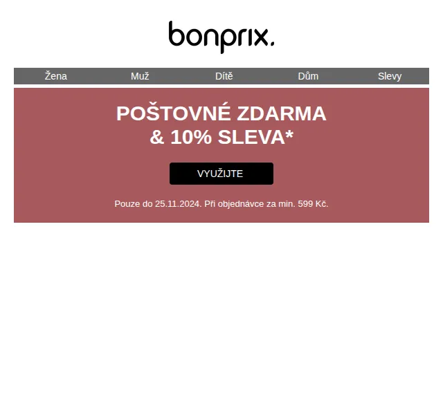 bonprix: 10% sleva a poštovné zdarma – červenec 2026 | Nuslet.cz
