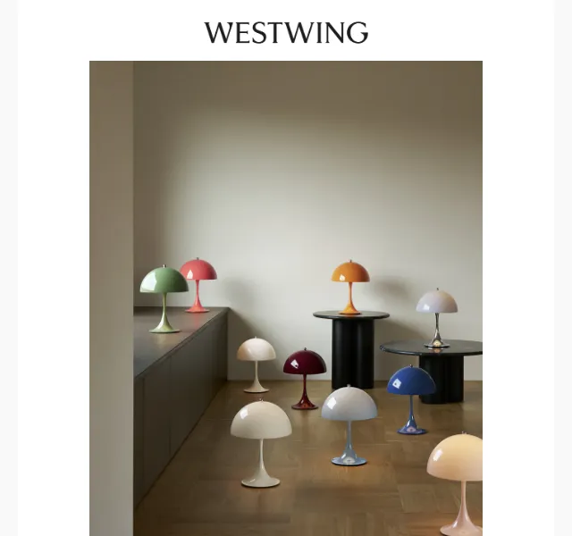 Westwing: Louis Poulsen a Panthella PLUS – podzimní dekorace a plédy – červenec 2026 | Nuslet.cz