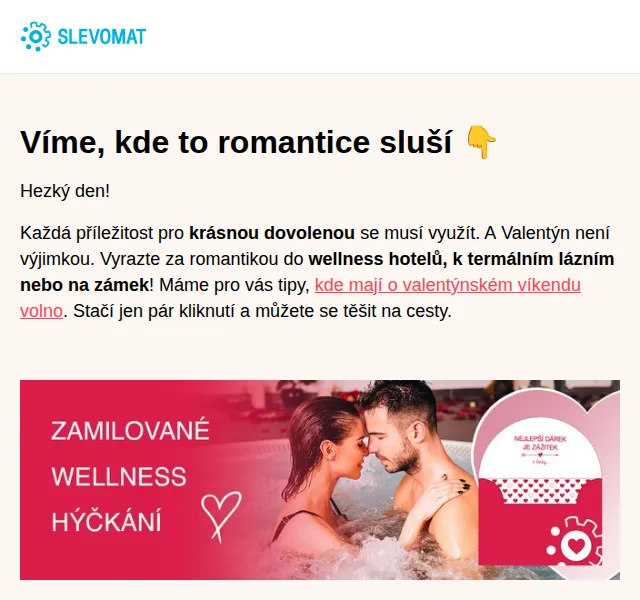 Slevomat: Romantické pobyty s wellness – červenec 2026 | Nuslet.cz