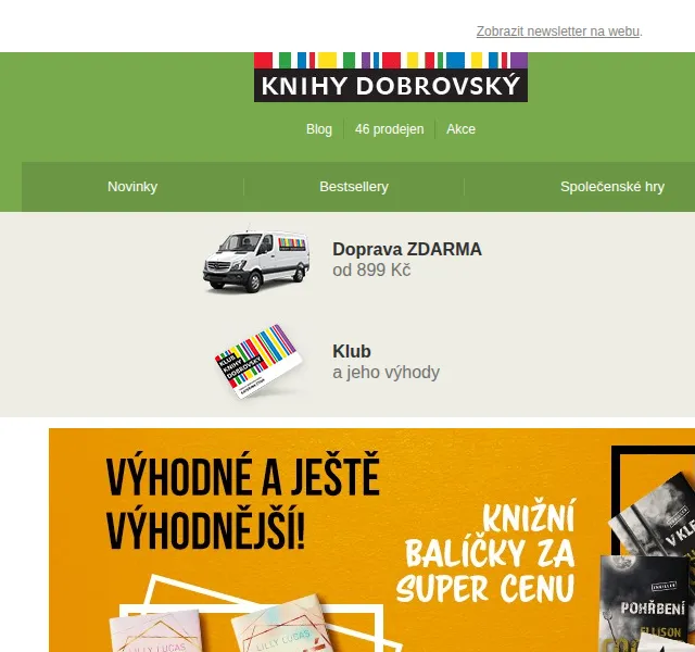 KnihyDobrovsky.cz: Knižní balíčky za super cenu – červenec 2026 | Nuslet.cz