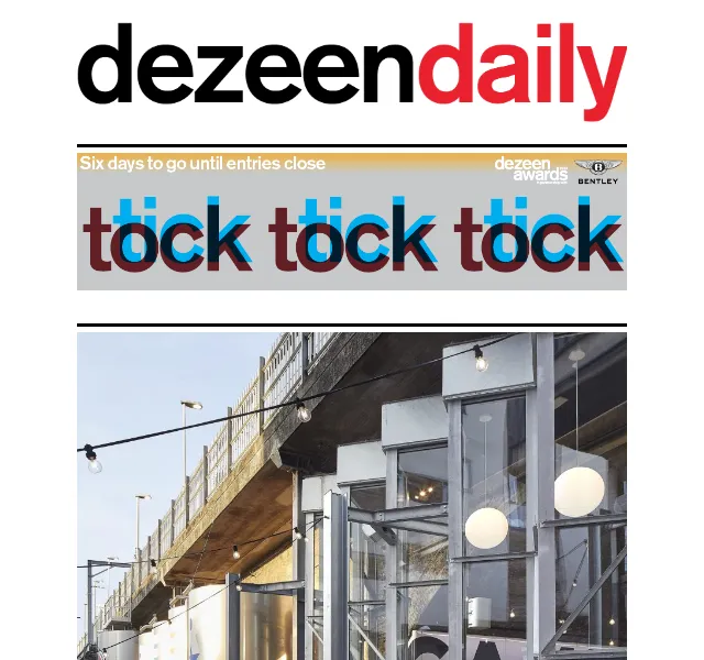 Dezeen Daily: Klíčové pavilony Benátek a demontovatelná kancelář MVRDV – červenec 2026 | Nuslet.cz