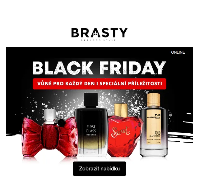 BRASTY: Black Friday výprodej – červenec 2026 | Nuslet.cz