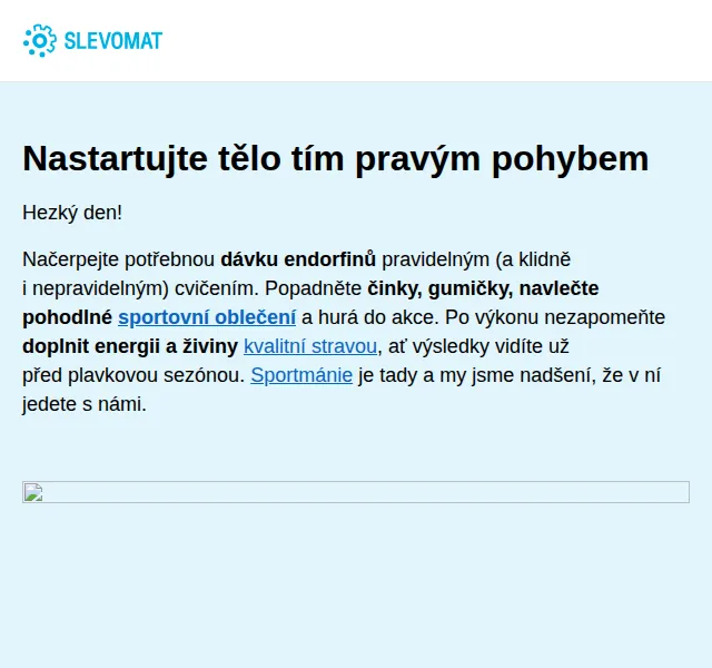 Slevomat: Sportovní výbava a výživa se slevami – červen 2026 | Nuslet.cz