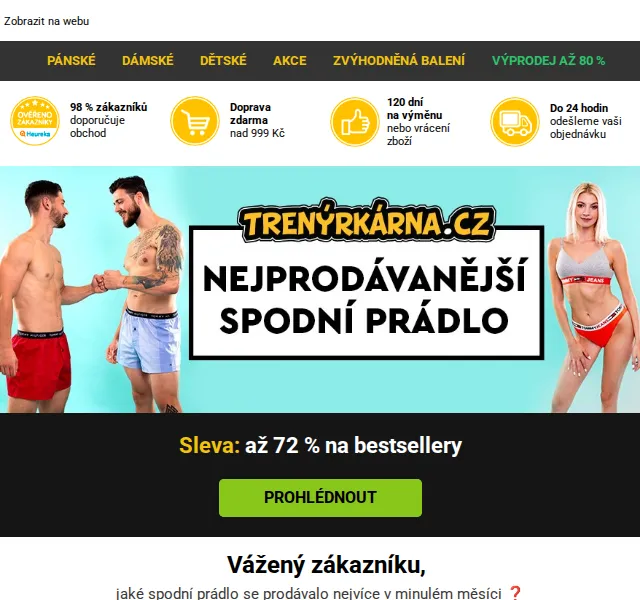 Lukáš z Trenýrkárna.cz: sleva až 72 % na bestsellery – červen 2026 | Nuslet.cz