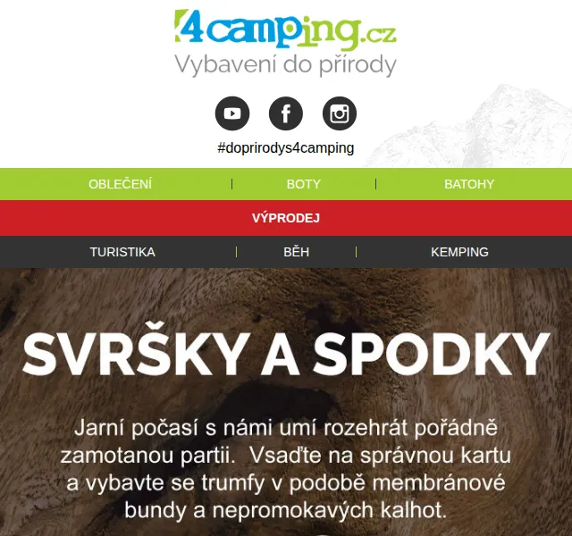 4camping: bundy a kalhoty – červenec 2026 | Nuslet.cz