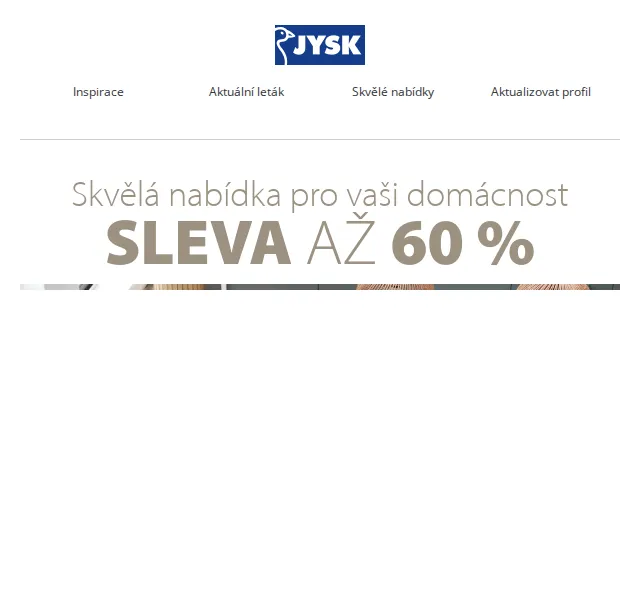 JYSK: Slevy až 60 % na bytové doplňky – červenec 2026 | Nuslet.cz