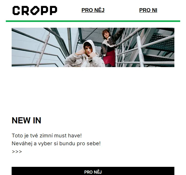 Cropp: Nové zimní bundy 2026 – červenec 2026 | Nuslet.cz