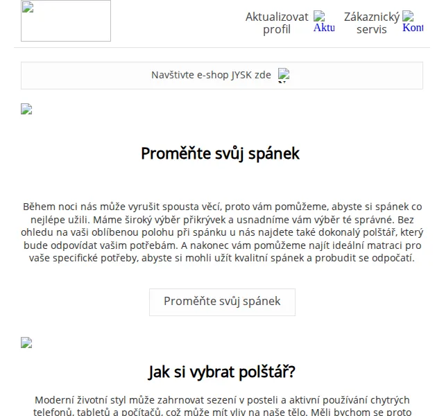 JYSK: Vše pro kvalitní spánek – červenec 2026 | Nuslet.cz
