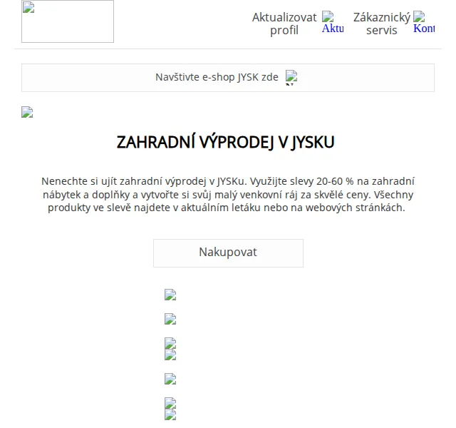 JYSK: Zahradní výprodej se slevou 20–60 % – červenec 2026 | Nuslet.cz
