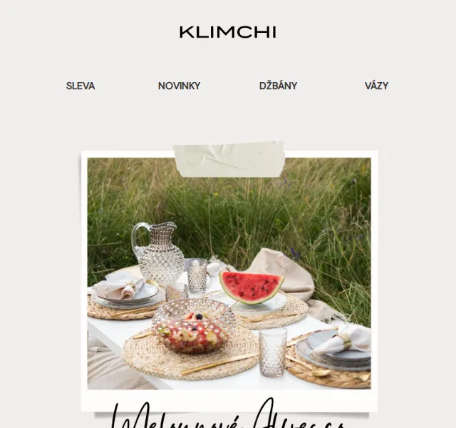 KLIMCHI: Letní piknik s českým křišťálem – červen 2026 | Nuslet.cz