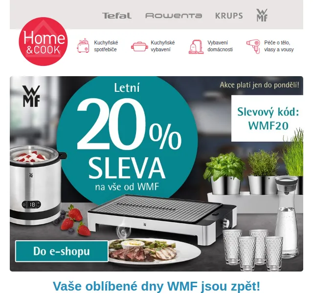 Home & Cook: 20% sleva na WMF – červenec 2022 | Nuslet.cz