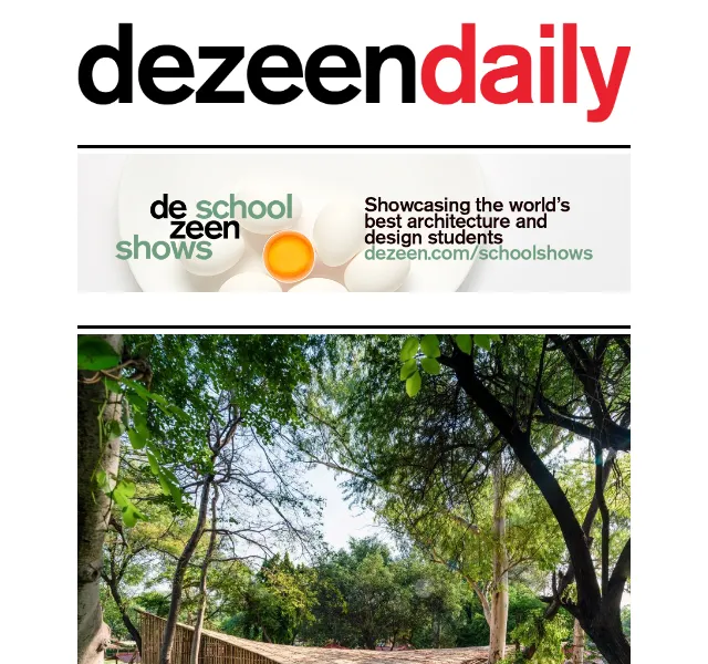 Dezeen Daily: Novinky z architektury a designu – červenec 2026 | Nuslet.cz