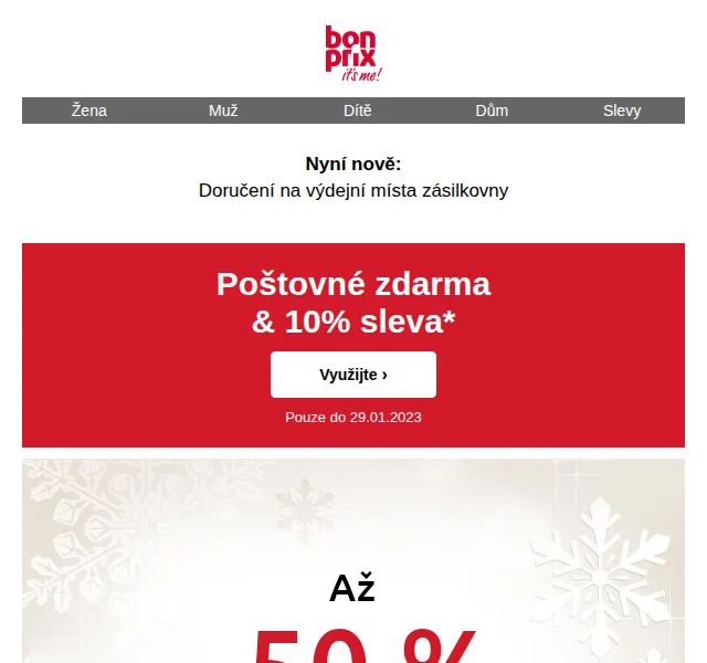 bonprix: 10% sleva + poštovné zdarma – červenec 2026 | Nuslet.cz