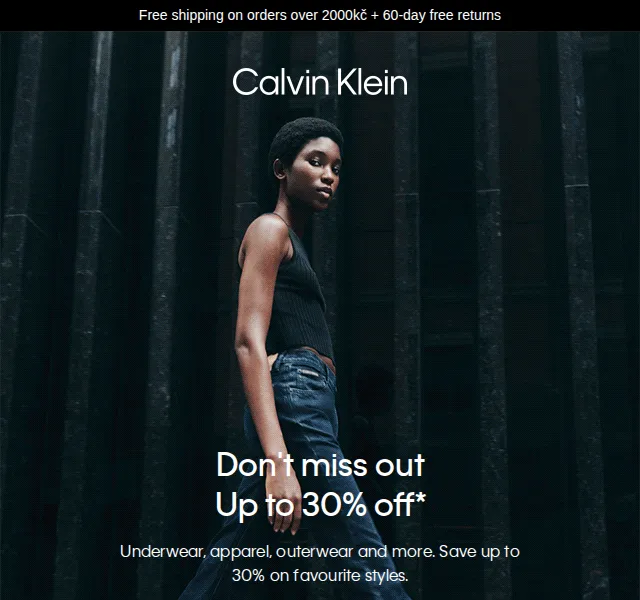 Calvin Klein: Sleva až 30 % na vše – červenec 2026 | Nuslet.cz
