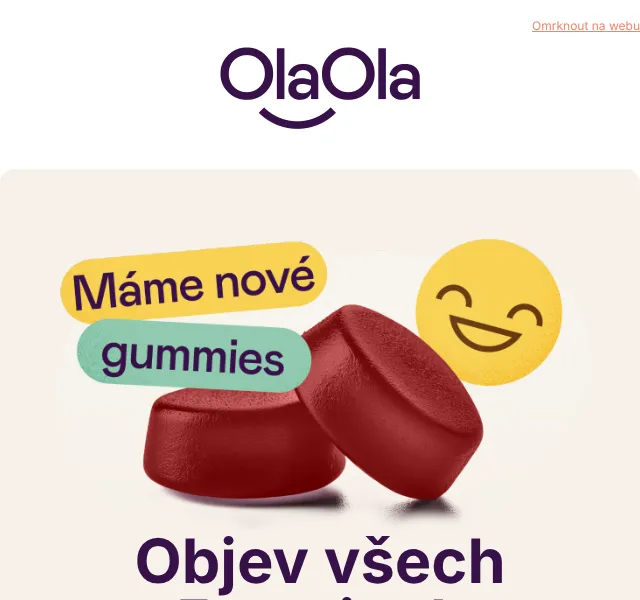 OlaOla: 5 nových gummies doplňků – květen 2026 | Nuslet.cz
