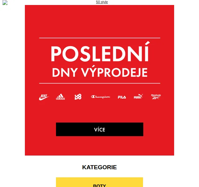 e50style.cz: FINAL SLEVA výprodej do vyprodání – červen 2026 | Nuslet.cz