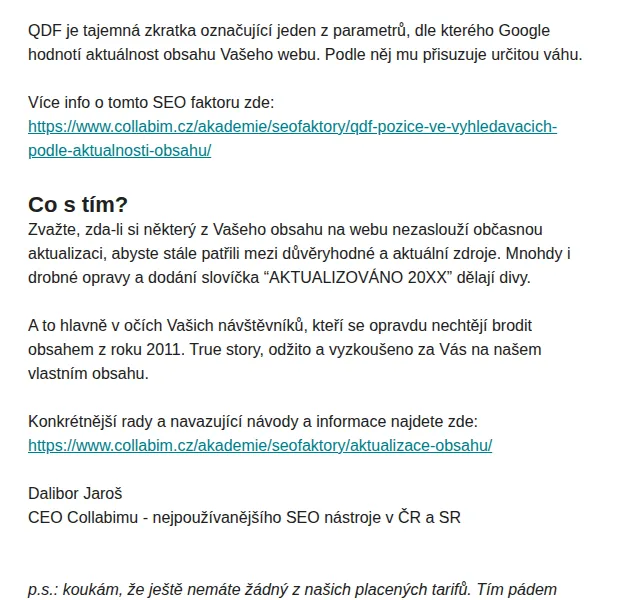 Collabim: QDF faktor & sleva na tarif – červen 2026 | Nuslet.cz
