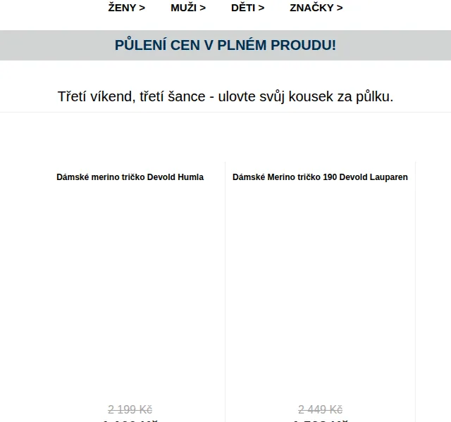 Norskamoda.cz: 50% sleva na merino a outdoor – červenec 2026 | Nuslet.cz