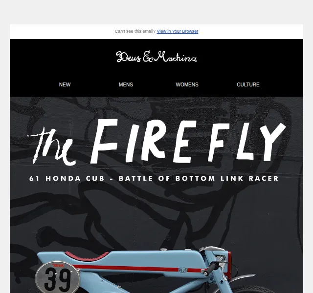 Deus Ex Machina Europe: Nová kolekce Firefly Tee – červenec 2026 | Nuslet.cz
