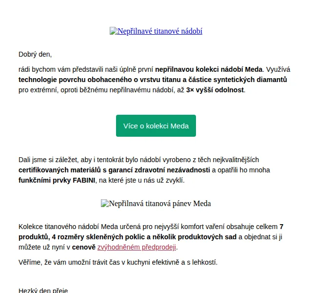 Jan Fabini: Nová nepřilnavá kolekce Meda – červenec 2026 | Nuslet.cz
