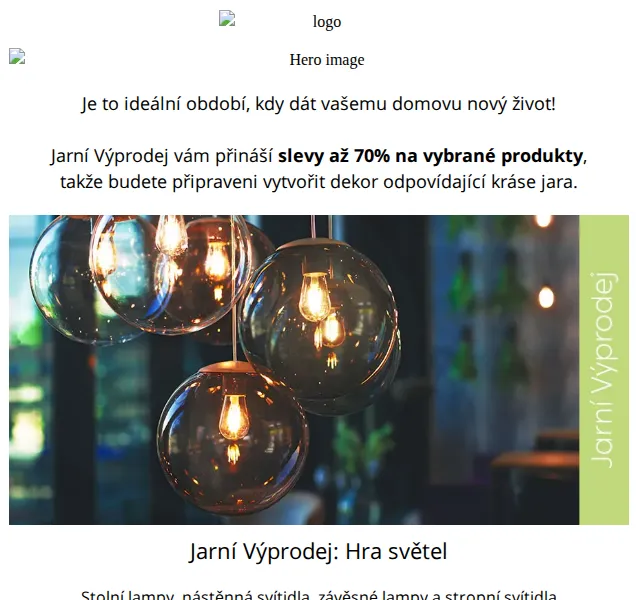 Vivre: Jarní výprodej svítidel až -70 % – červen 2026 | Nuslet.cz