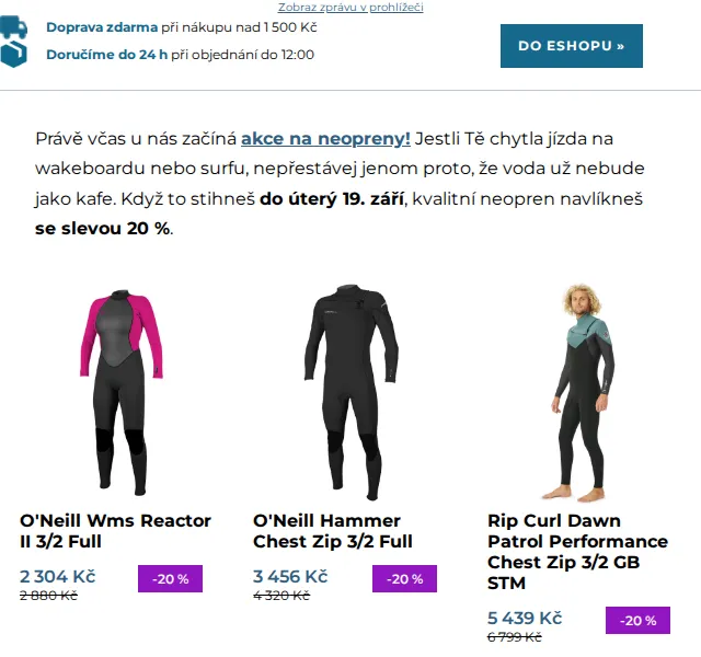 SNOWBOARD ZEZULA: Neopreny a wake výbava až -40 % – červenec 2026 | Nuslet.cz