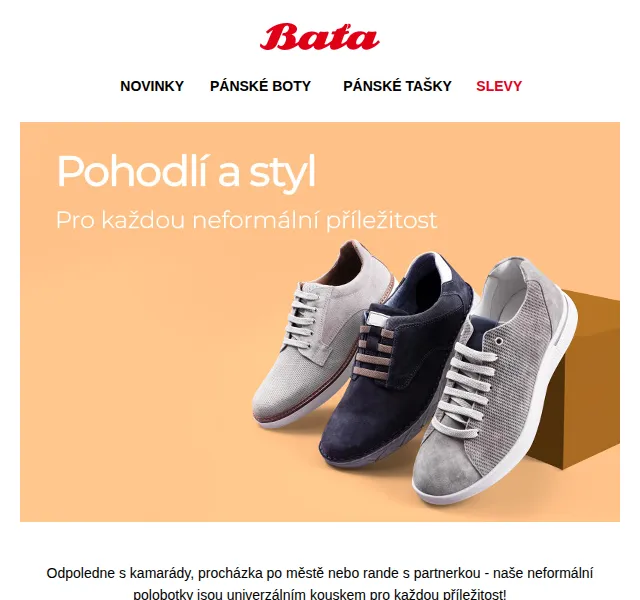 Baťa: Kolekce neformálních polobotek – červenec 2026 | Nuslet.cz