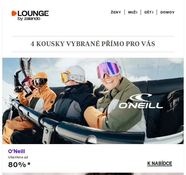 Lounge by Zalando: O'Neill, Triumph, Ellesse slevy až 80 % – červen 2026 | Nuslet.cz