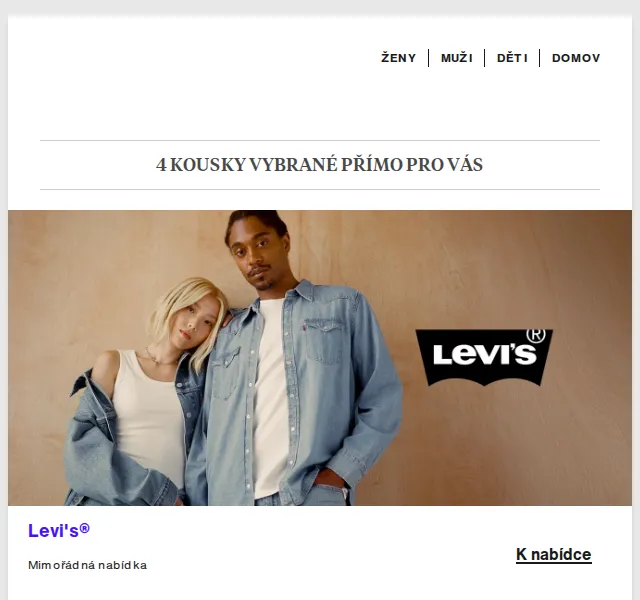 Lounge by Zalando: Levi's, Reebok Classic a Osprey – červenec 2026 | Nuslet.cz