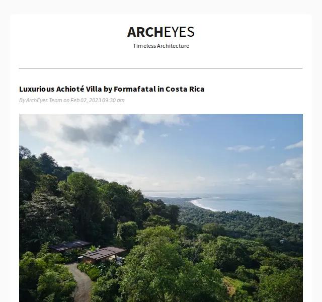 ArchEyes: Luxusní vila Achioté a skleněný dům – červen 2026 | Nuslet.cz
