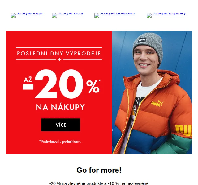 50style: sleva 20 % na bestsellery – červenec 2026 | Nuslet.cz