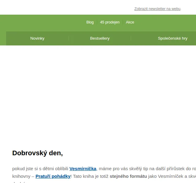 KnihyDobrovsky.cz: Pratuří pohádky od 359 Kč – červenec 2026 | Nuslet.cz