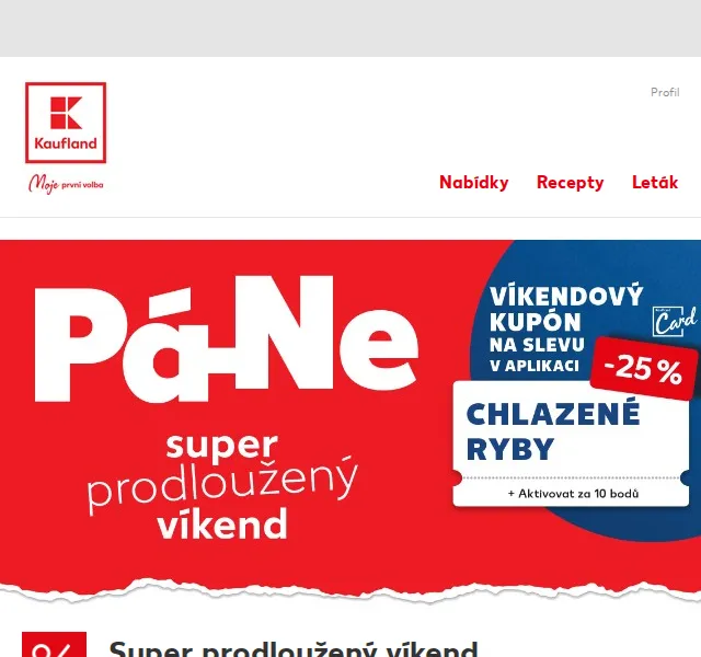 Kaufland: super prodloužený víkend se slevami až 60 % – červenec 2023 | Nuslet.cz