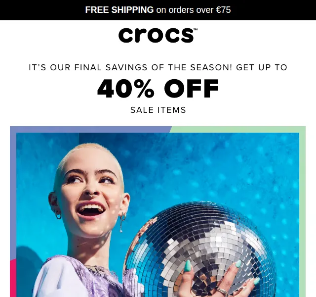 Crocs až 40% sleva na vybrané modely – červen 2026 | Nuslet.cz