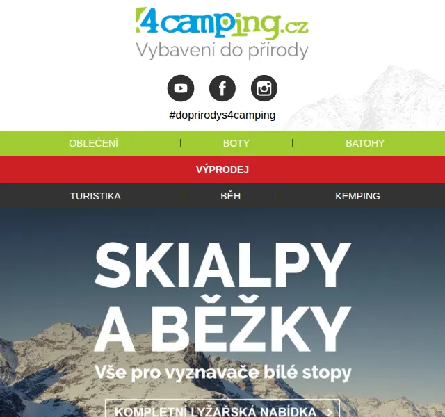 4camping: Vybavení na skialpy a běžky – červenec 2026 | Nuslet.cz