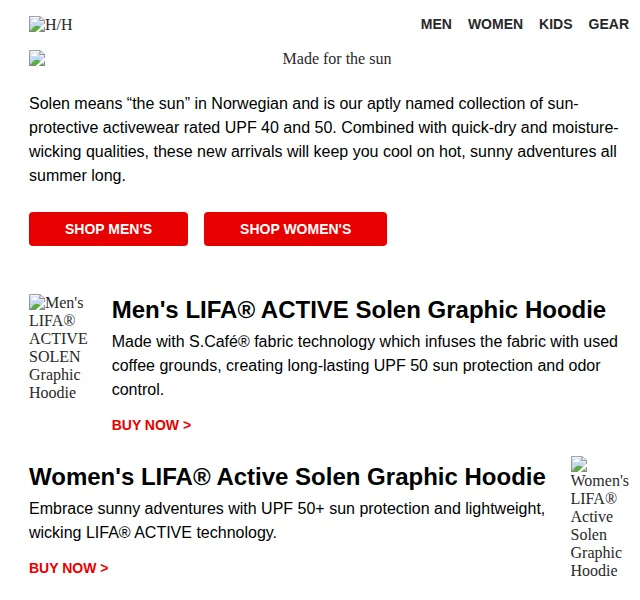 Helly Hansen: Nová kolekce Solen UPF 50+ – červenec 2026 | Nuslet.cz