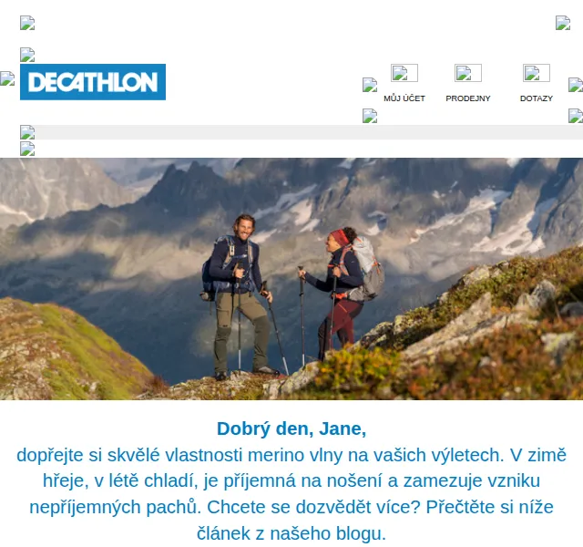 DECATHLON: Slevy na merino oblečení od 479 Kč – červen 2026 | Nuslet.cz