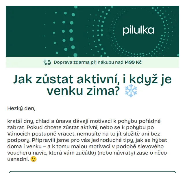 Pilulka.cz: Sleva 10 % na fitness produkty – červenec 2026 | Nuslet.cz